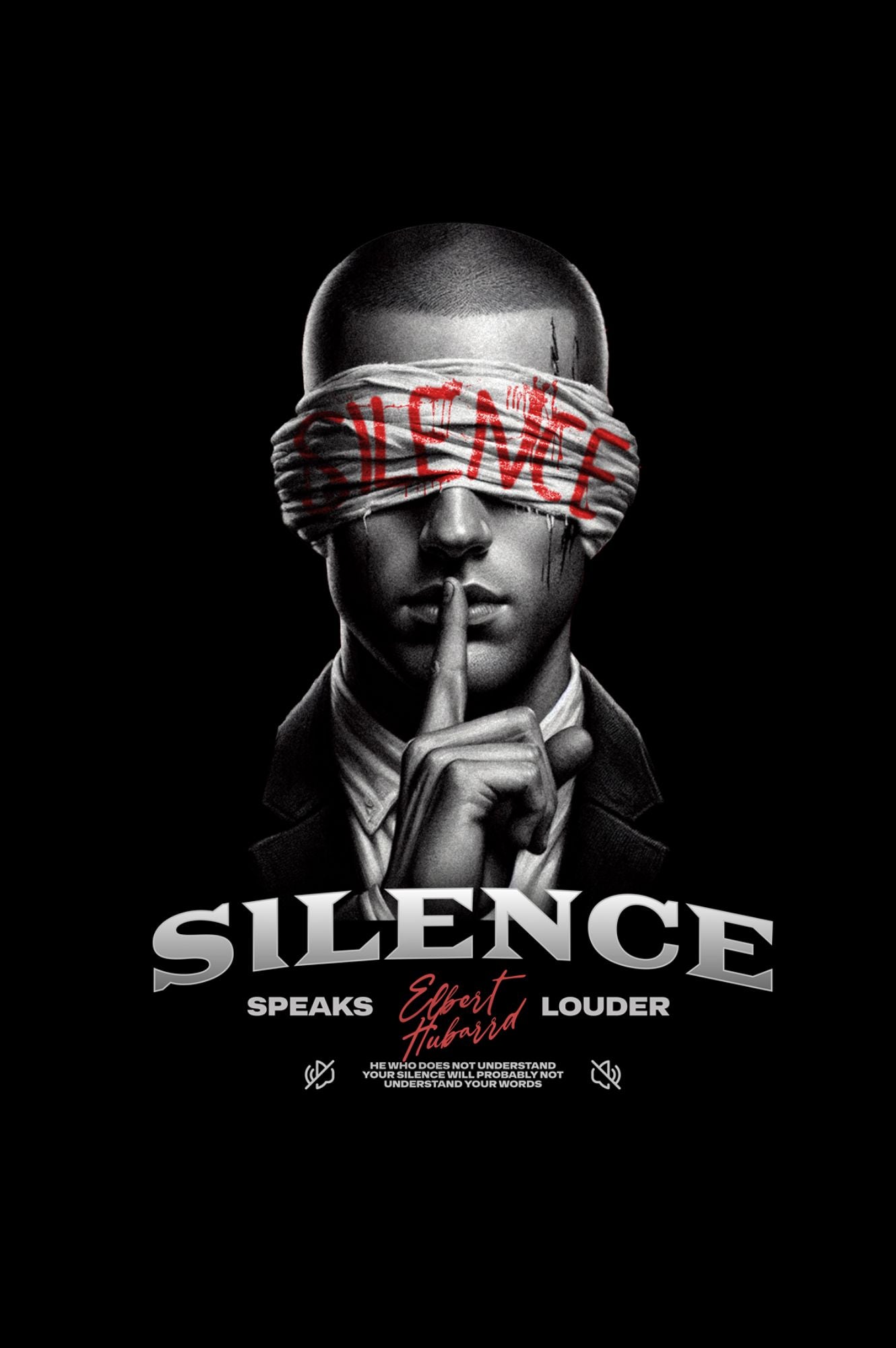 Silence Printed T-shirt