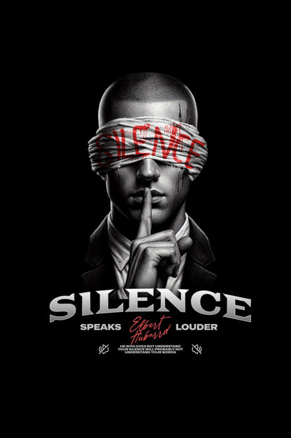 Silence Printed T-shirt